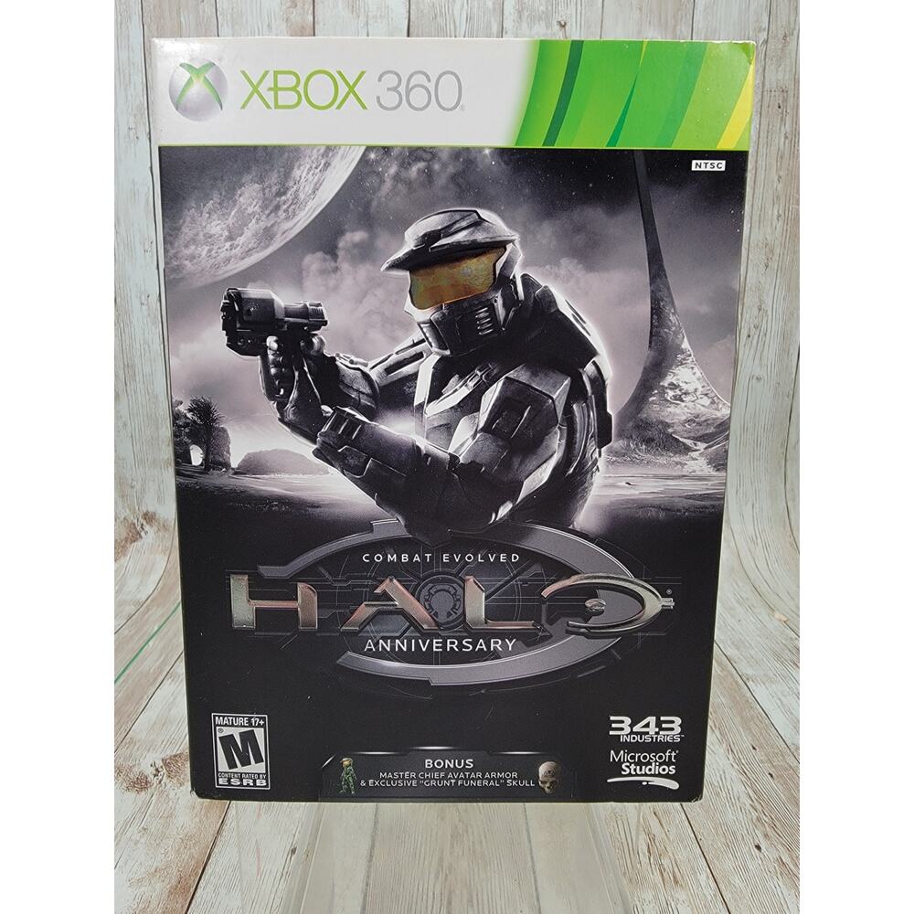 Halo: Combat Evolved Anniversary Edition (Xbox 360 Game) CIB Complete w/ Sleeve